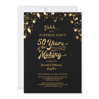 50th Anniversary Surprise Party Gold Stars
