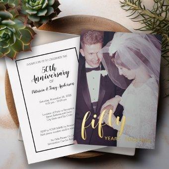 50th  Gold Foil & Photo Foil