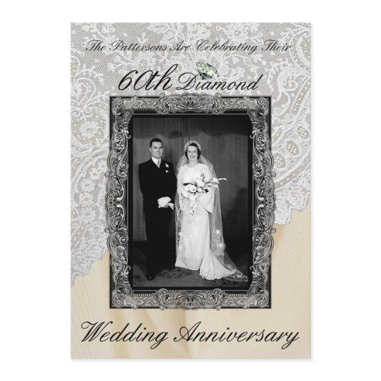 Diamond 60th Wedding Anniversary Photo